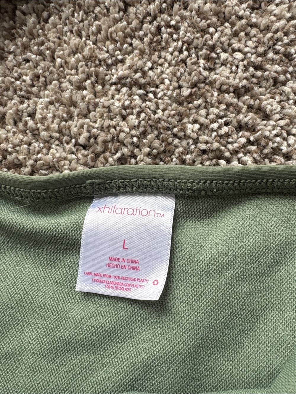 Olive Green Crochet Trim Bikini Set - Picture 3 of 6